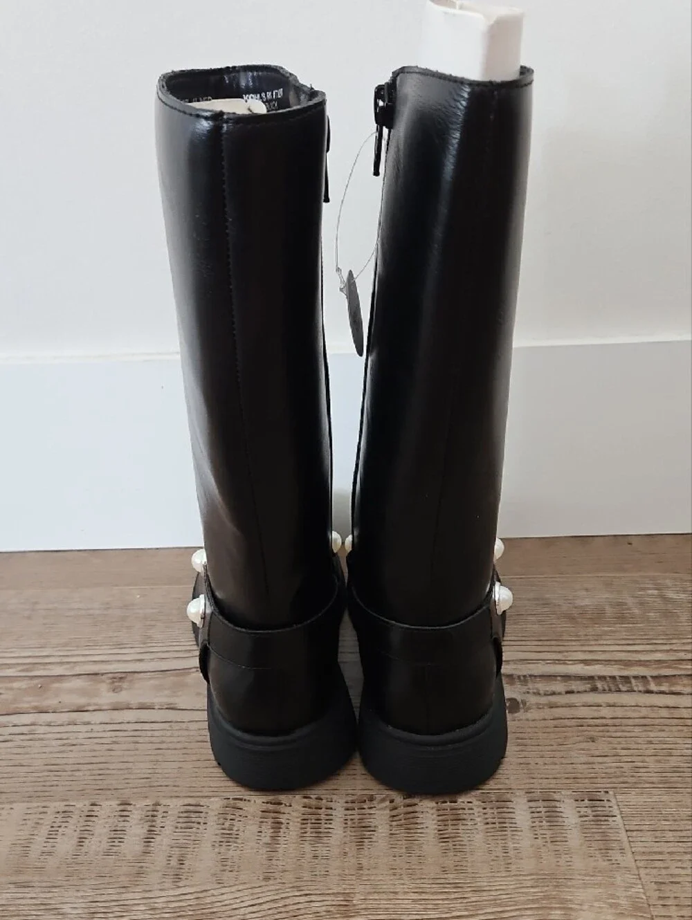 Sonoma Girls Black Pearl-Accent Mid-Calf Boots